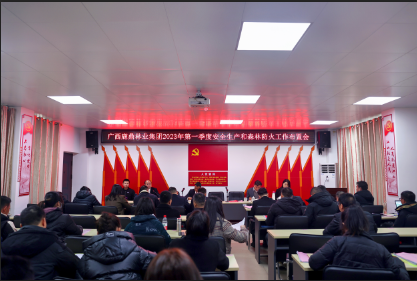 luck18xinli集团召开2023年第一季度安全出产和丛林防火工作安插会
