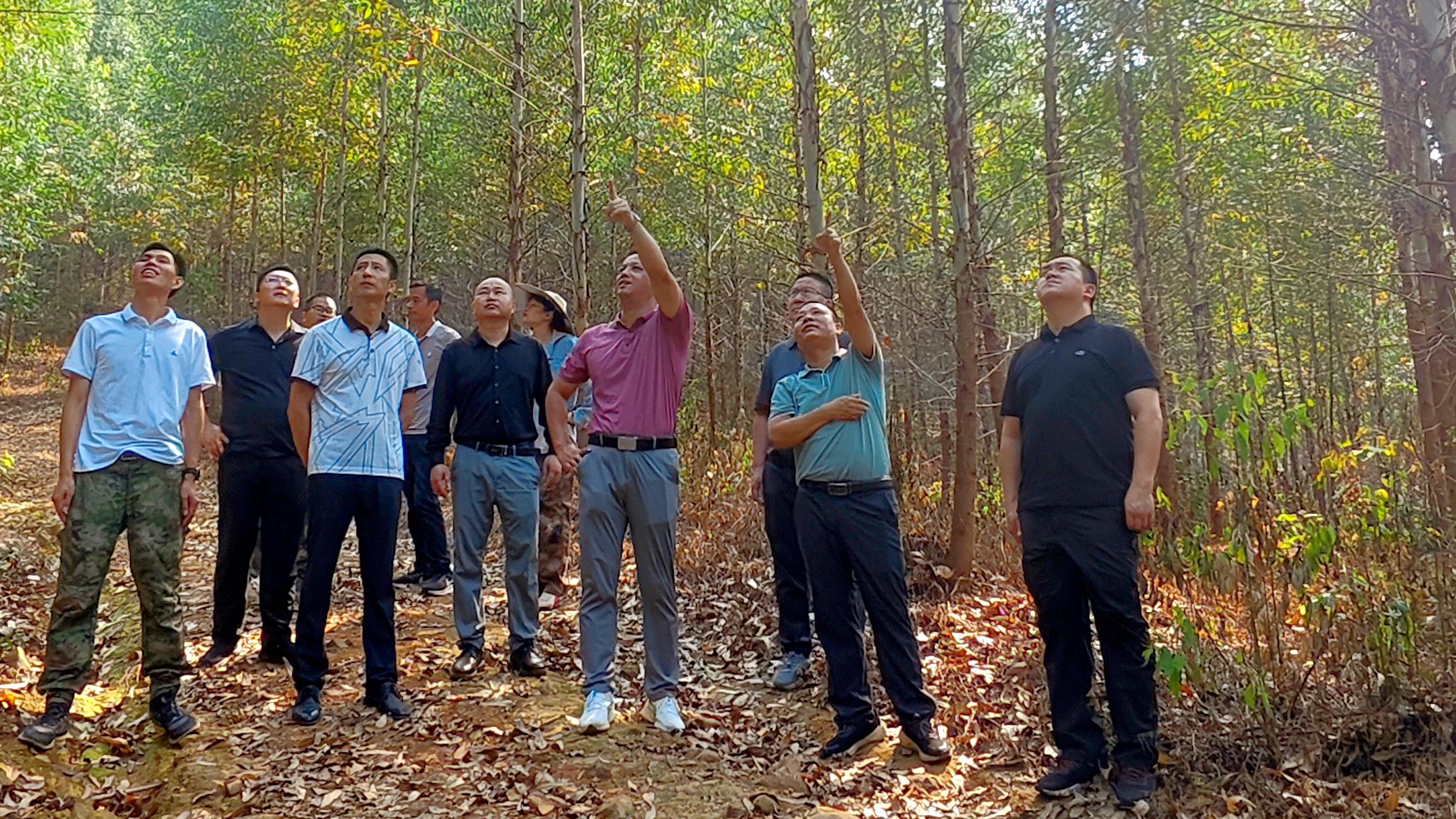 集团副董事长赵文东、廖维建到广东基层 单元调研领导